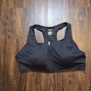 3X Tek Gear Women's Black Sports Bra, Active